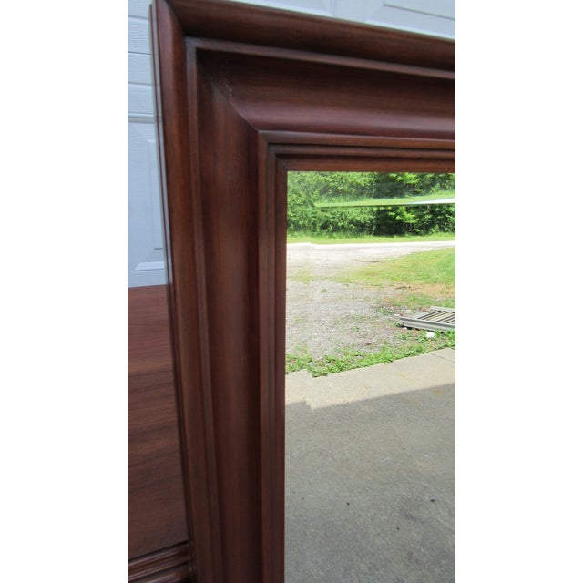 Traditional Henkel Harris Cherry Mirror Dresser Designer For Sale - Image 3 of 6