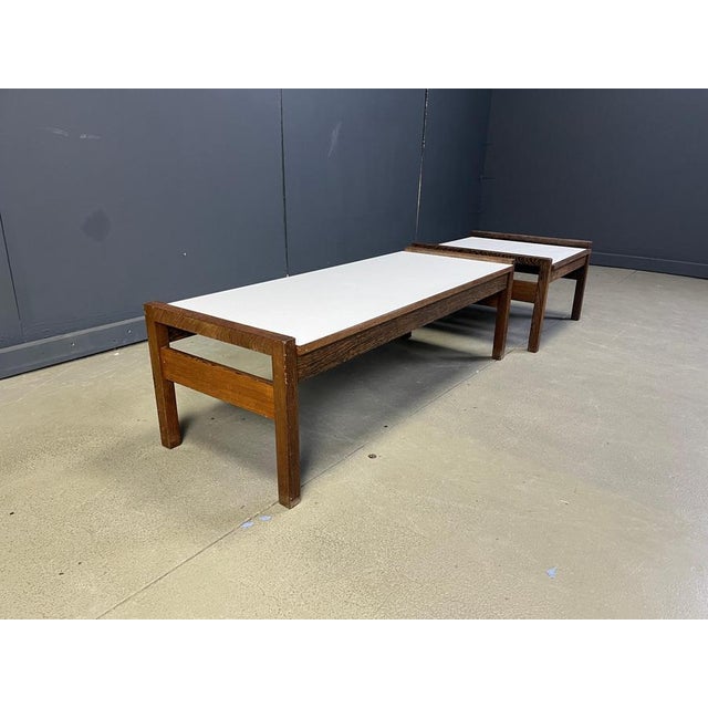 Belgian Coffee Tables in Wenge by Beaufort, 1960s, Set of 2 For Sale - Image 4 of 13