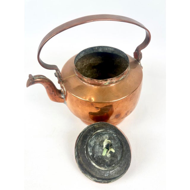 Swedish Copper Teapot, 1890s For Sale - Image 6 of 11