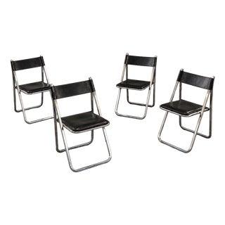 Postmodern Tamara Folding Chairs from Arrben, Italy, 1970s, Set of 4 For Sale