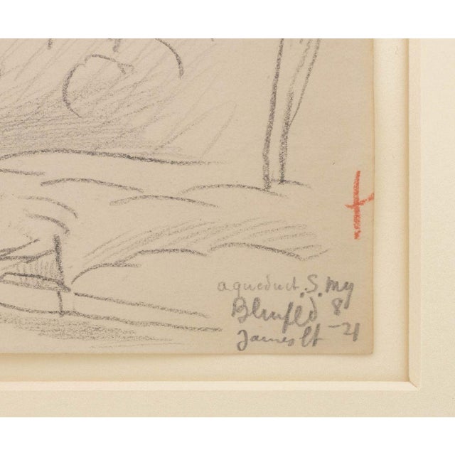 Oscar F. Bluemner Landscape Studies Mixed Media, 2 For Sale - Image 11 of 13