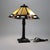 Arts & Crafts Leaded Stained Glass Table Lamp, Early 20th Century For Sale - Image 10 of 12