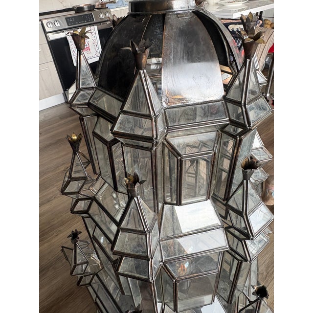 1970s Extra Large Moroccan Chandelier For Sale - Image 16 of 18