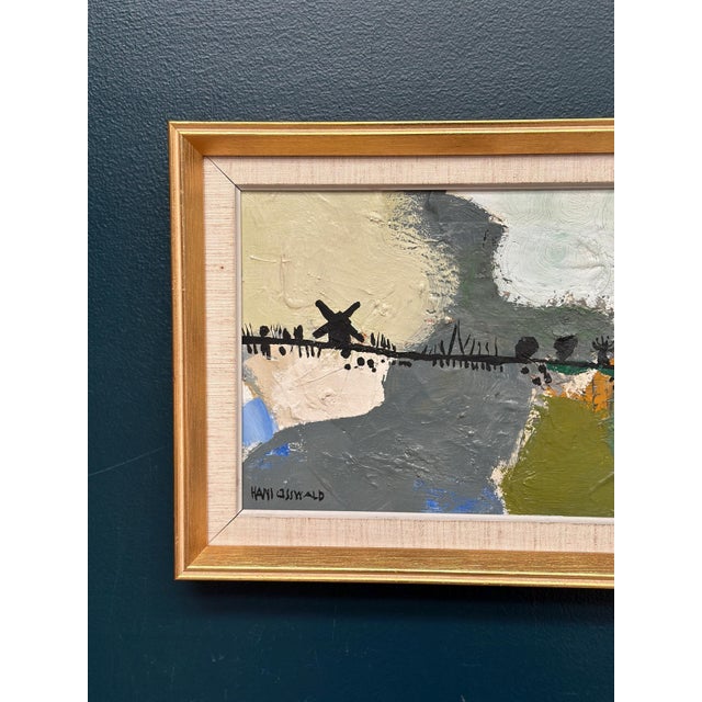 Hans Osswald, Kvarnvägen, 1950s, Oil Painting on Canvas, Framed For Sale - Image 10 of 18