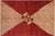 Modern Gabbeh Red/Beige Wool Rug - 6'8'' X 9'10'' For Sale - Image 9 of 10
