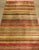 Textile 4x6 Multicolor Flat Weave Wool Earthen Banding Striped Modern Carpet Rug For Sale - Image 7 of 11