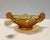 Mid-Century Modern Art Deco Amber Blown Glass Bowl attributed to Brockwitz, 1930s For Sale - Image 3 of 10