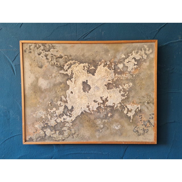 Dirk Huisken, Abstract Composition, 1960, Oil Painting, Framed For Sale - Image 6 of 6