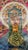 Glass Sacred Image Hammered Glass Panel in the style of Fontana Arte, Italy, 1970s For Sale - Image 7 of 12
