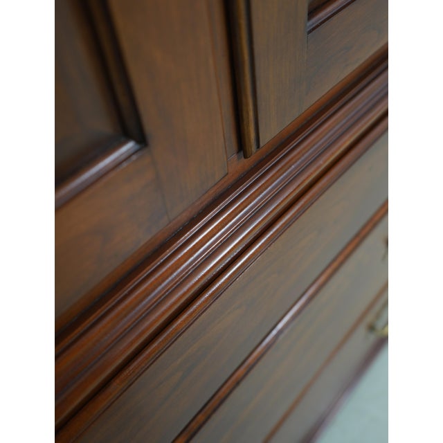 Henkel Harris Cherry Chifferobe High Chest For Sale - Image 14 of 18