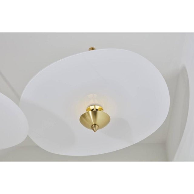 Not Yet Made - Made To Order Curve Echappée Glass Pendant Lamp by Jennifer Midoz For Sale - Image 5 of 12