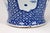 Ceramic Early 20th Century Vintage Blue White Temple Jar For Sale - Image 7 of 13