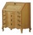 Vintage Danish Oak Drop‑Front Secretaire, 1950s For Sale