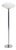 Floor Lamp in Chromed Steel and Glass, 1970s For Sale