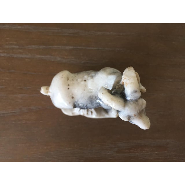 Vintage Bighorn Sheep Carving in Zebra Jasper For Sale In Las Vegas - Image 6 of 13