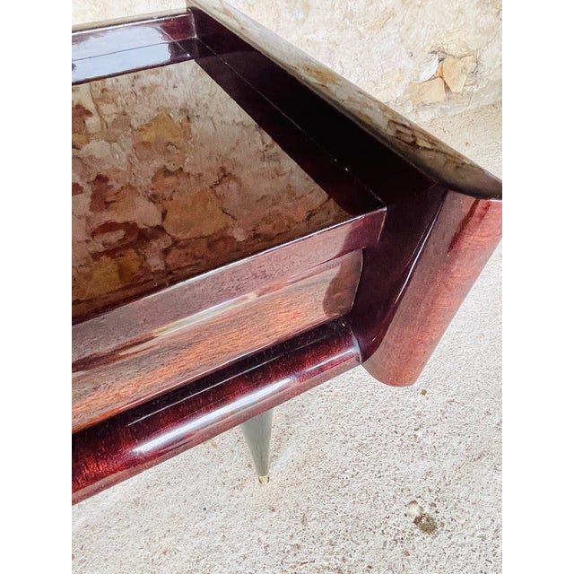 Black Mid-Century Nightstand by NF Ameublement 1960s For Sale - Image 8 of 18