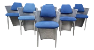 Postmodern Dining Chairs, 1980s, Set of 6