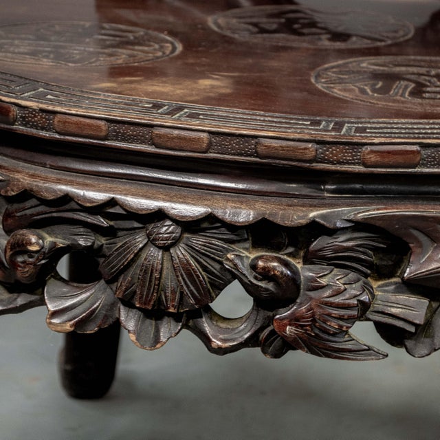 Antique Japanese High Back Red Lacquer Monkey Armchair For Sale - Image 9 of 10