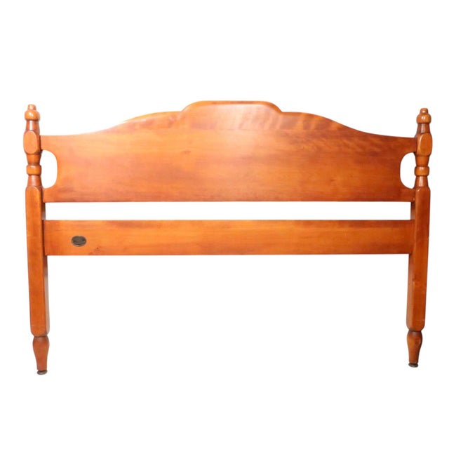Wood Vintage Molly Stark Cushman Colonial Full Size Bed C. 1940's For Sale - Image 7 of 18