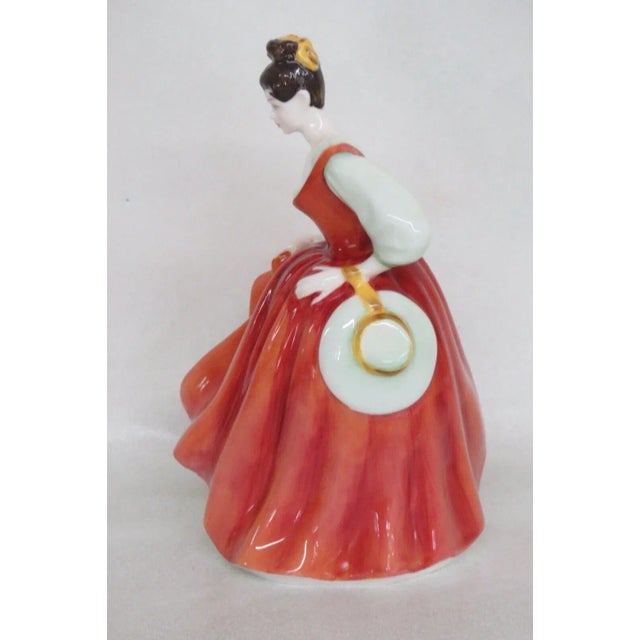 Ceramic Royal Doulton Fair Lady Red Hn2832 Bone China Porcelain Figurine For Sale - Image 7 of 11