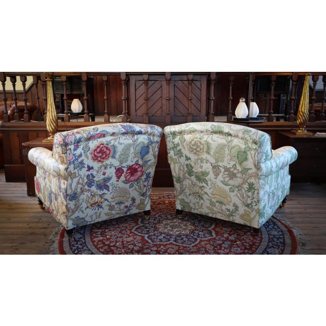 Laid Back Armchairs by George Smith, 2010s, Set of 2 For Sale - Image 11 of 18