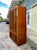 Glass Mid Century Modern Brutalist Armoire Dresser + Inset Smoked Mirrors | by Tobago For Sale - Image 7 of 13