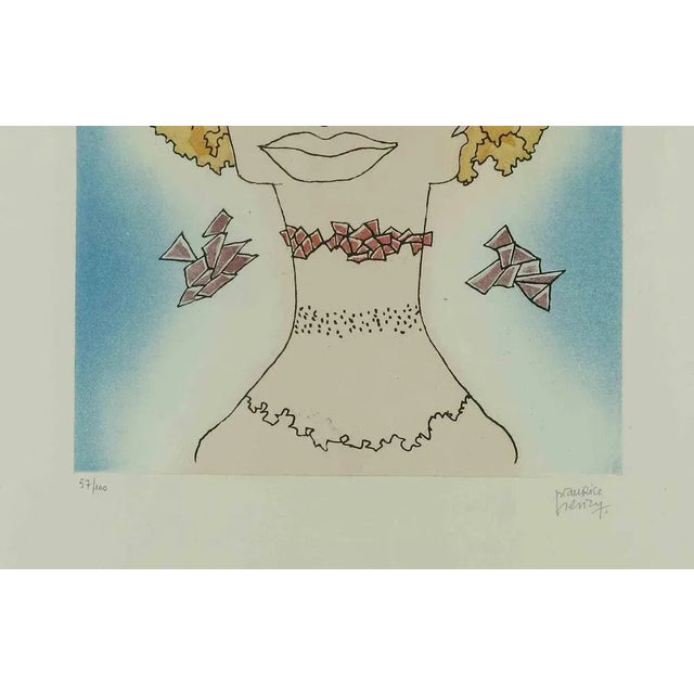 Modern Henry Maurice, Face, Lithograph, 1970s For Sale - Image 3 of 4