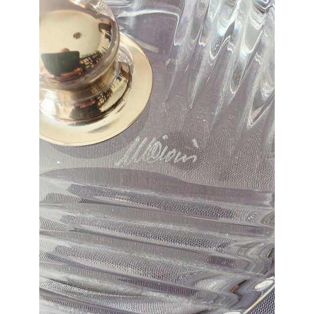 Mid-Century Modern Crystal and 800 Silver Lidded Box by Mario Cioni, Florence, 1960s For Sale - Image 3 of 18