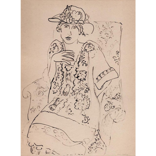 Matisse, Sitting Girl, Original Lithograph, 1920 For Sale - Image 4 of 10