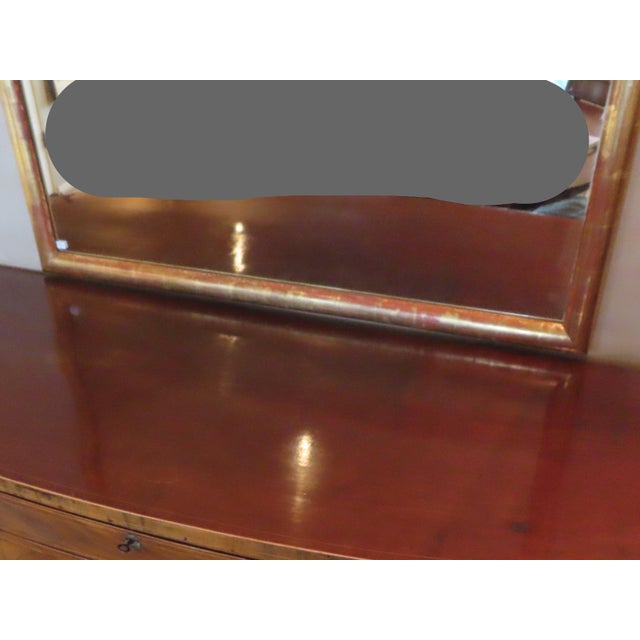 Monumental Antique Mirror With Gold Leaf Frame For Sale - Image 4 of 4