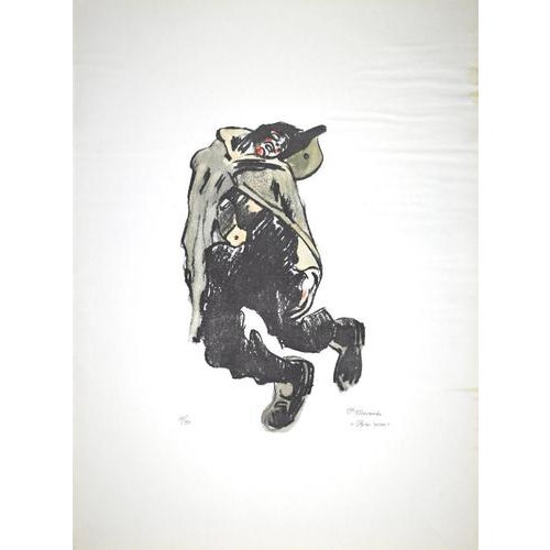 Red Rice is an original artwork realized by Italian artist Pietro Morando (Alessandria 1889- 1980). Hand-colored...