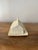 Light Yellow 1980s Belleek Forest Cottage Covered Butter Dish 7th Gold/Brown Mark, Ireland For Sale - Image 8 of 10