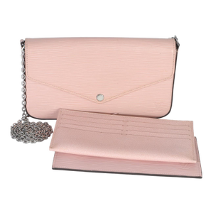 Pink Epi Leather Felicie Pochette