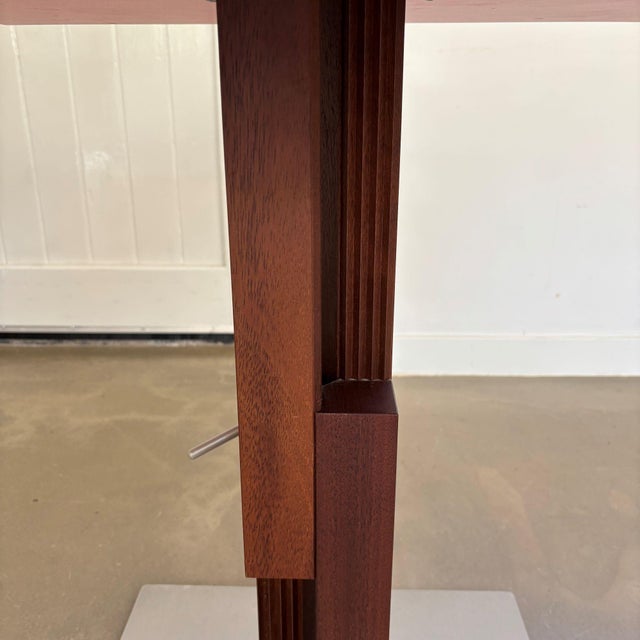 Adjustable Side Tables by Bernard Vuarnesson, 1990s, Set of 2 For Sale - Image 16 of 17