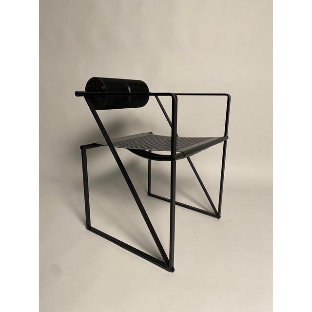 Three 'Seconda' chairs designed by the famous architect Mario Botta for the Italian firm Alias, model 602. All 4 are...