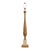 1960’s Hollywood Regency Italian Gold Leaf & Travertine Floor Lamp For Sale