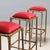 Brass Stools, 1950s, Set of 3 For Sale - Image 3 of 8