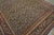 1890s Blue Navy Antique Floral Herati Pattern Senneh Formal Knotted Wool Rug For Sale - Image 4 of 12