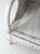 Antique White Wicker Lounge Chair With Floral Cushions For Sale - Image 15 of 17