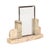 Small Art Deco Photo Frame in Marble, Glass and Mirrored Border, 1930s For Sale - Image 10 of 15