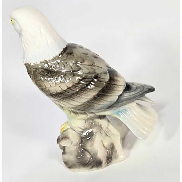 Vintage Ceramic Bald Eagle For Sale - Image 9 of 14