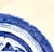 Chinese Elegant Vintage Chinese Canton Ware Blue and White Chinoiserie Display Plate For Sale - Image 3 of 5
