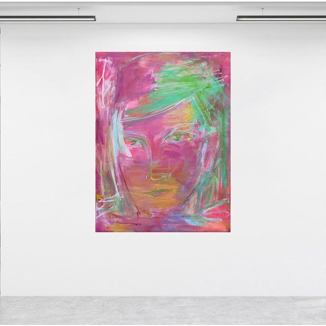 “Witness” is an original abstract portrait painting created in oil, acrylic, and oil paint stick on canvas. My work...