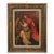 Italian School Artist, Young Woman Painter with Cardinal, Oil Painting on Cardboard, 19th Century, Framed For Sale - Image 17 of 17