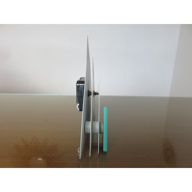 1980s Table Clock by Makiko Taniguchi, Japan, 1980s For Sale - Image 5 of 9