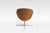 Fritz Hansen Vintage Swivel Swan Chair in Cognac Leather by Arne Jacobsen for Fritz Hansen, 1950s For Sale - Image 4 of 8