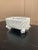 French Country French Country Trompe l'Oeil Porcelain Rope Basket Cachepot For Sale - Image 3 of 11