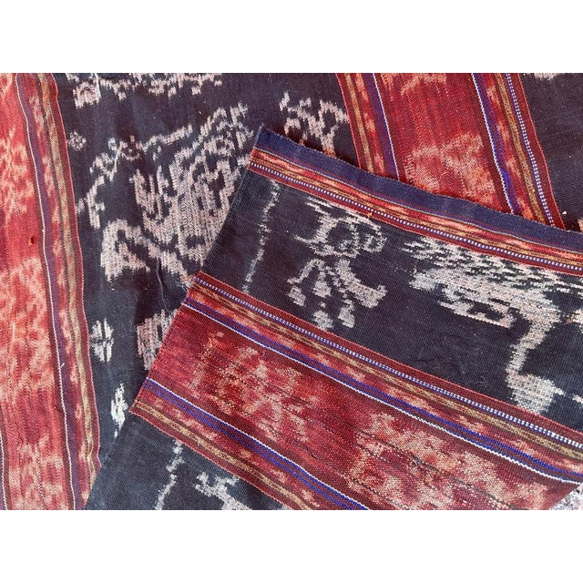 Vintage Indonesian Ikat Tapestry, 1950s For Sale - Image 14 of 16