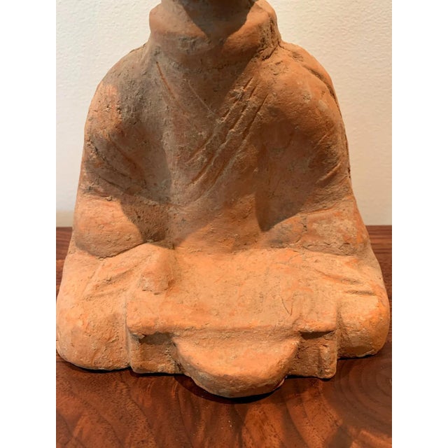 Chinese Terracotta Tomb Figure East Han Dynasty For Sale - Image 4 of 13