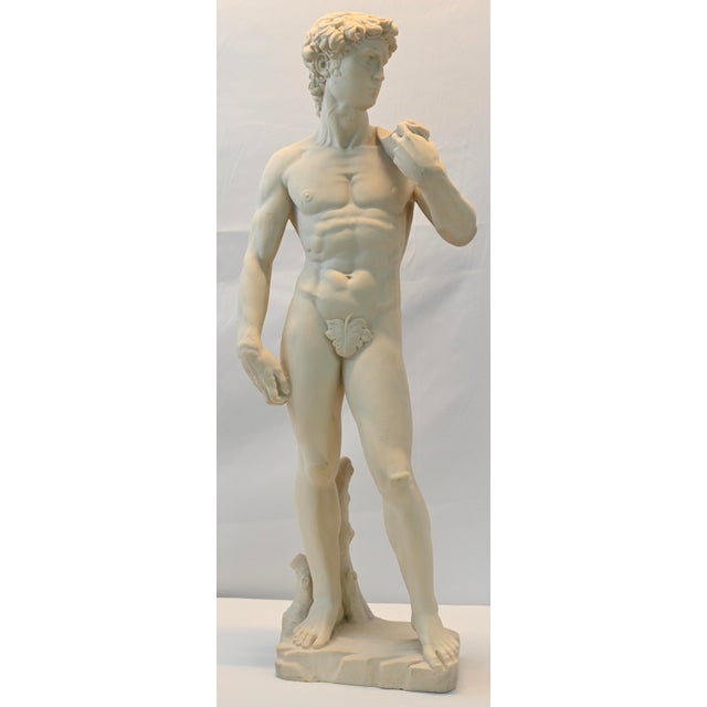 Classical Roman Roman Classical Nude Male Marble Sculpture by Lorenzo Dal Torrione, Italy For Sale - Image 3 of 6